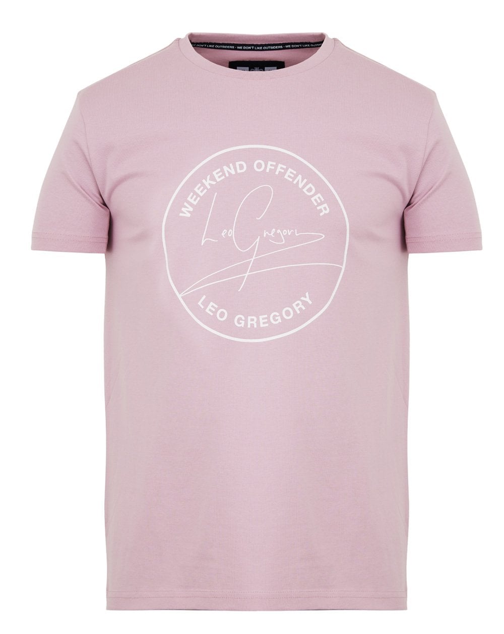 Weekend Offender Leo Gregory T Shirt Lilac