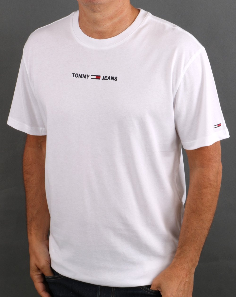 Tommy Jeans Logo T-shirt White