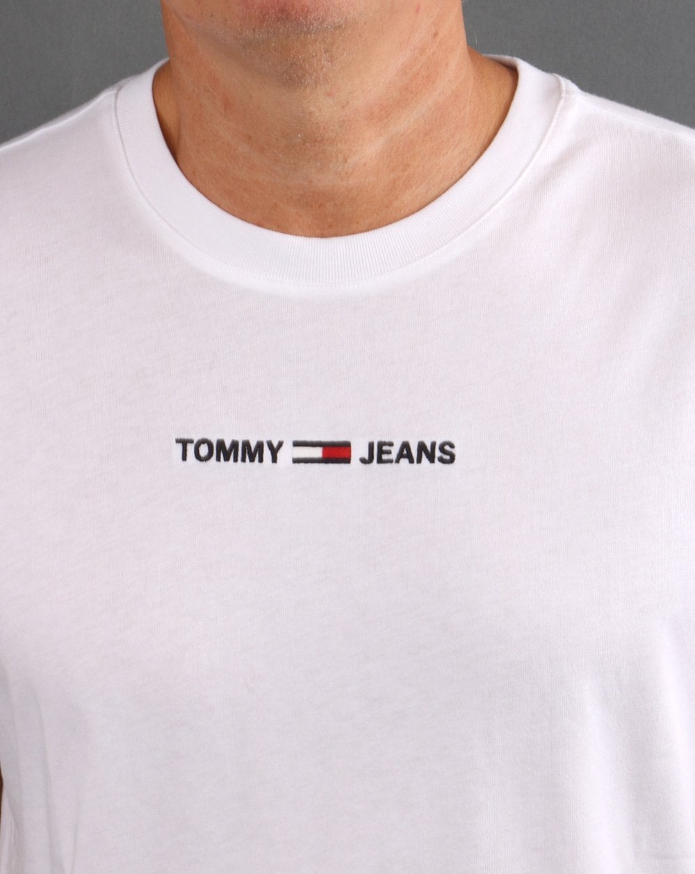 Tommy Jeans Logo T-shirt White