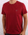 Gant Solid Crew Neck T Shirt Mahogany Red