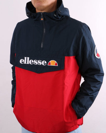 Ellesse Quarter Zip Jacket Navy/Red