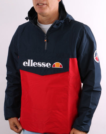Ellesse Quarter Zip Jacket Navy/Red