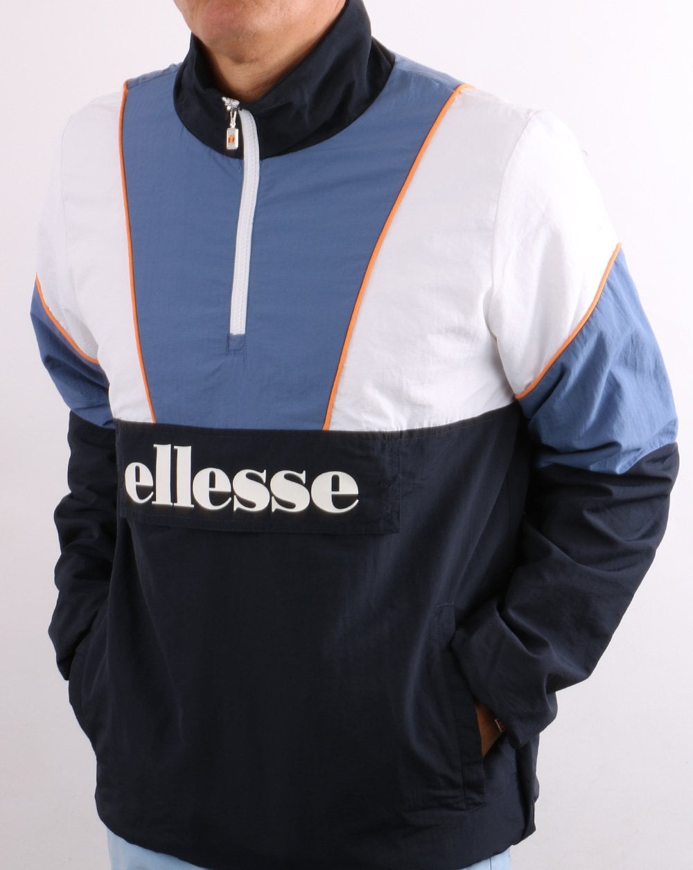Ellesse Sapor Overhead Jacket Navy