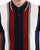 Ben Sherman Mod Stripe Knit Polo Shirt Dark Navy