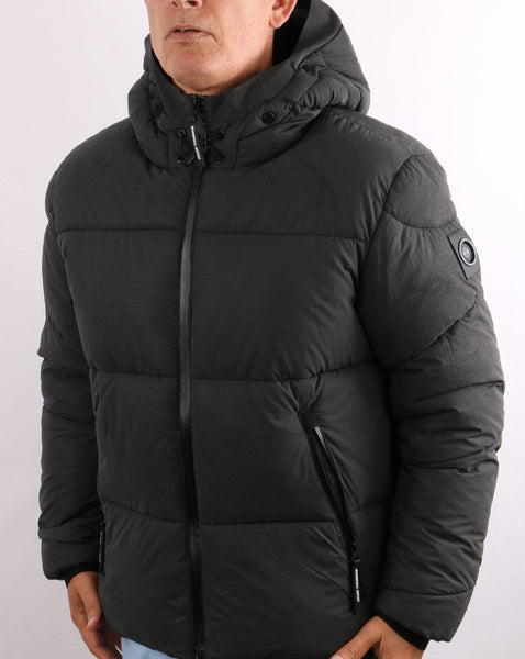 Marshall Artist Reflective Ripstop Bubble Jacket Black