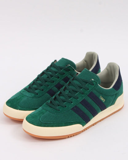 Adidas Cord Trainers Green/Navy