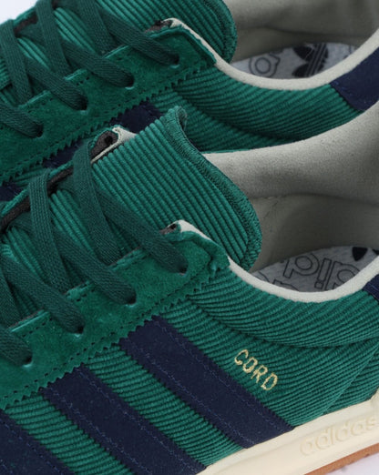 Adidas Cord Trainers Green/Navy