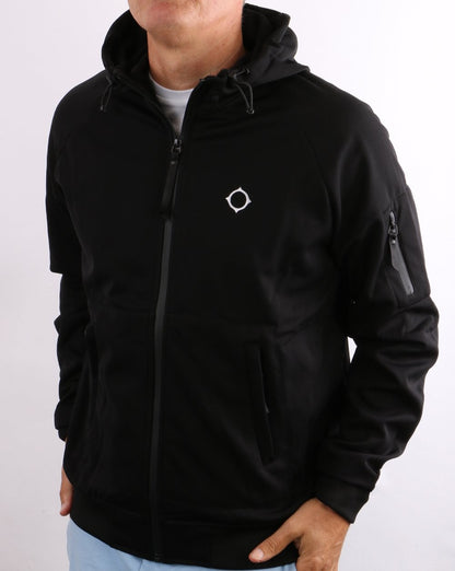 MA.STRUM Tech Fleece Full Zip Hoody Jet Black