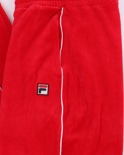 Fila Vintage Terrinda Velour Track Pants Red