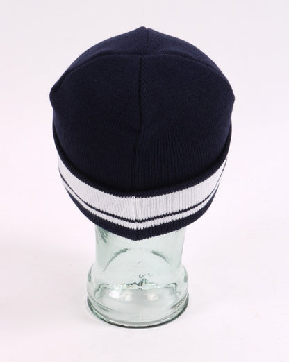 Sergio Tacchini Sellars Turn Up Beanie Navy/White
