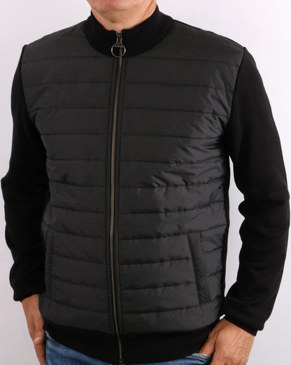 Barbour Cam Baffle Zip Thru Black