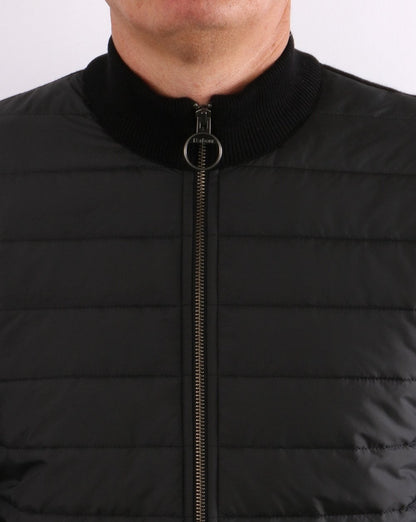 Barbour Cam Baffle Zip Thru Black