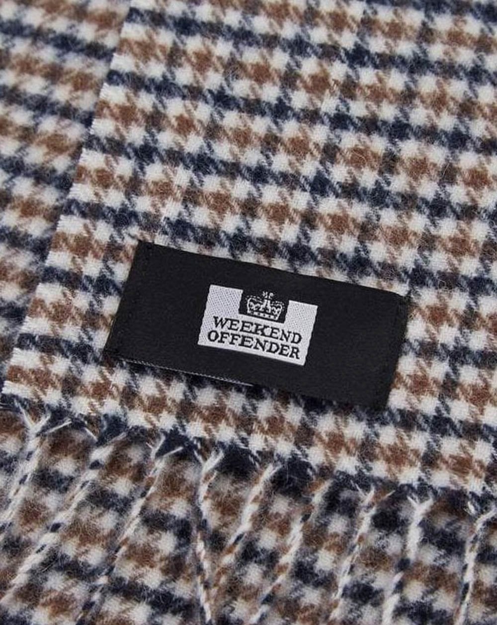 Weekend Offender Checked Scarf Small Check
