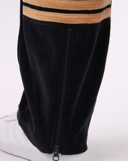 Sergio Tacchini Orion Velour Track Pants Navy/Tan