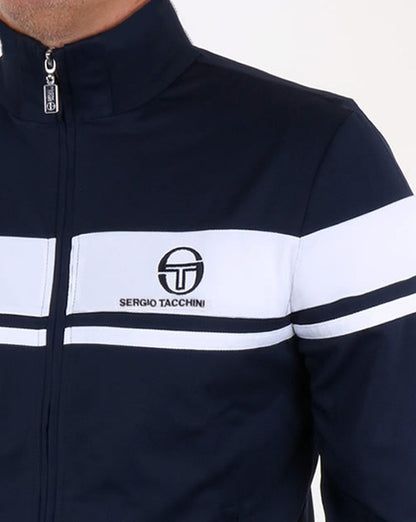 Sergio Tacchini Masters Track Top Navy White