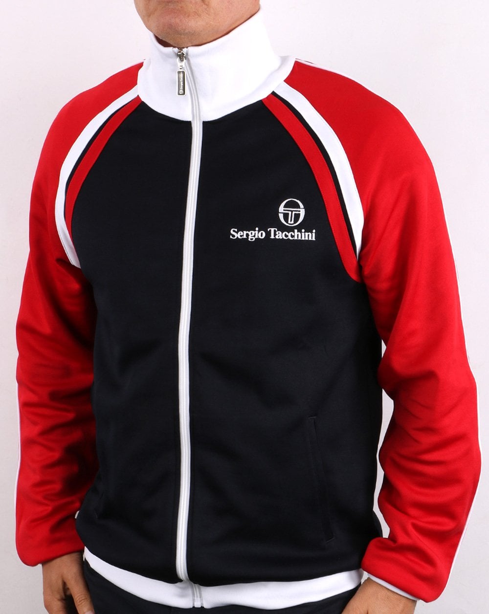 Sergio Tacchini Ghibli Full Tracksuit Navy/Red/White