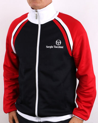 Sergio Tacchini Ghibli Full Tracksuit Navy/Red/White