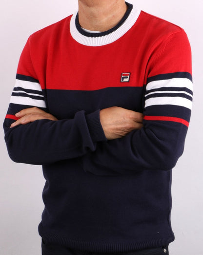 Fila Vintage Everly Jumper Navy/Red/White