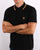Trojan Tipped Pique Polo Shirt Black