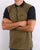 Trojan Argyle Panel Polo Shirt Navy