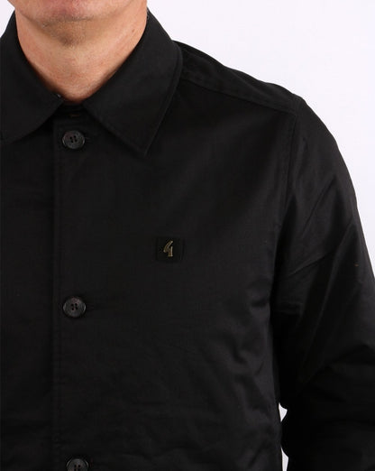 Gabicci Vintage Reversible Short Mac in Black/Port