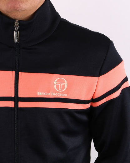 Sergio Tacchini Masters Track Top Navy/Coral