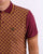 Trojan Argyle Panel Polo Shirt Port