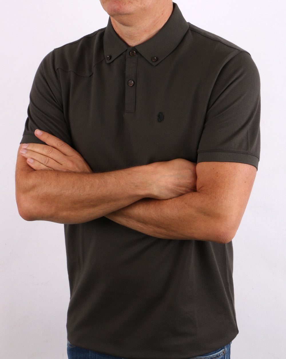 Luke Polo Shirt Seal Grey