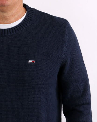 Tommy Hilfiger Crew Neck Knit Jumper Navy