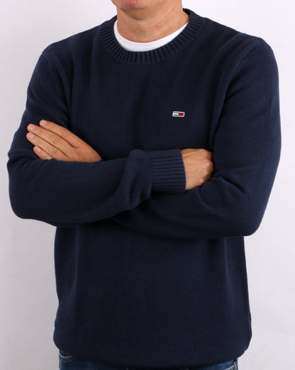 Tommy Hilfiger Crew Neck Knit Jumper Navy