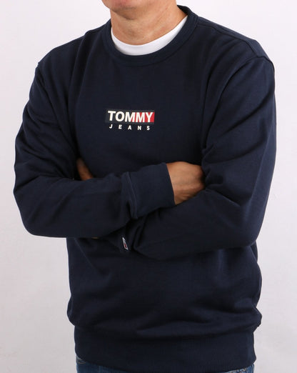 Tommy Jeans Graphic Sweatshirt Navy