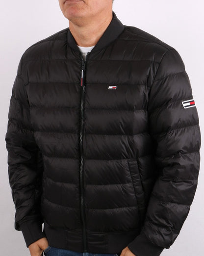 Tommy Jeans Down Bomber Jacket Black