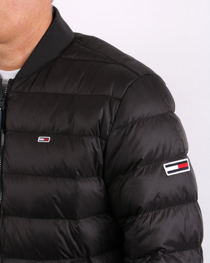 Tommy Jeans Down Bomber Jacket Black