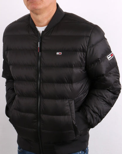 Tommy Jeans Down Bomber Jacket Black