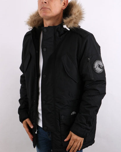 Ellesse Polter Parka Black
