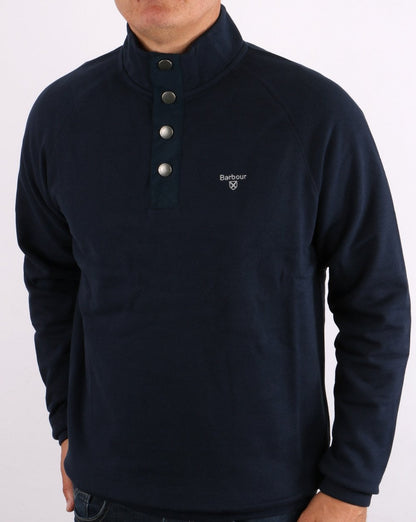 Barbour Half Zip Sweatshirt Navy