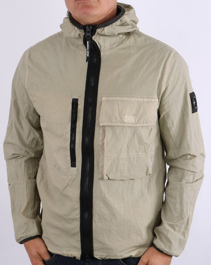 Marshall Artist Gd Hooded Overshirt Stone