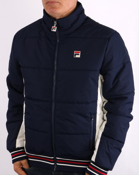 Fila Vintage Watson Puffer Jacket Navy/Cream