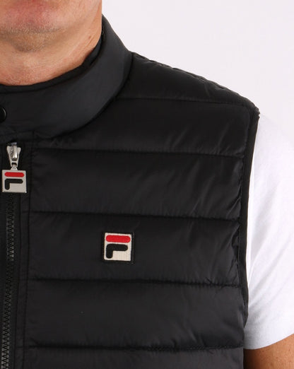 Fila Vintage Emilio Gilet Black