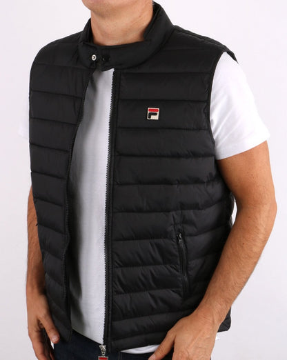 Fila Vintage Emilio Gilet Black
