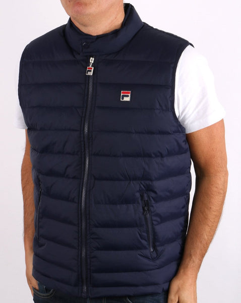 Fila Vintage Emilio Gilet Navy