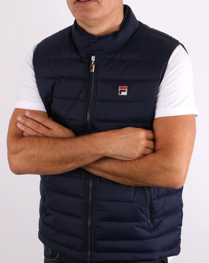 Fila Vintage Emilio Gilet Navy
