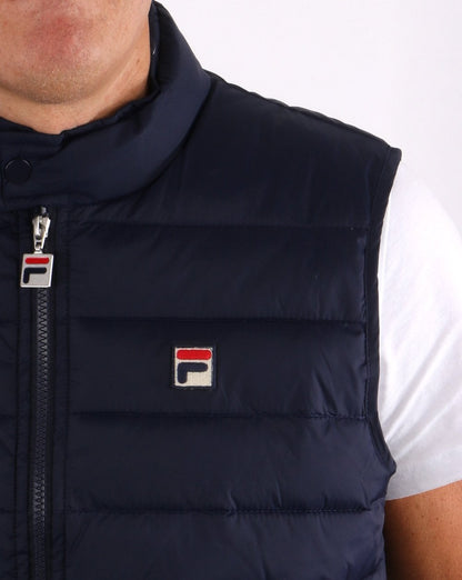 Fila Vintage Emilio Gilet Navy