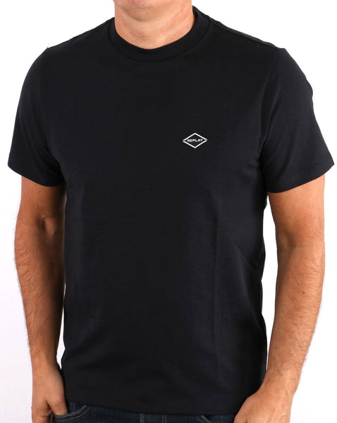 Replay Logo T-shirt Navy