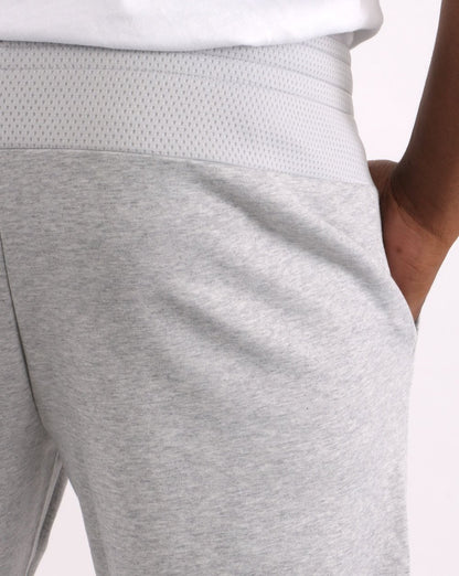Lacoste Sport Mesh Panel Track Pants Silver Chine/Grey