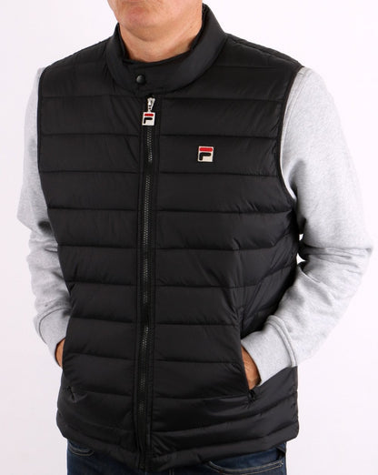 Fila Vintage Emilio Gilet Black