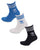 Adidas Originals Mid Cut Crew Socks 3 Pack White/Bluebird/Navy