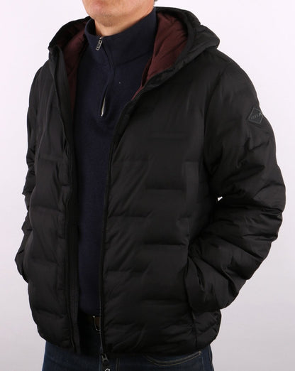Replay Hooded Jacket Black