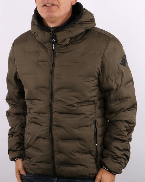 Replay Hooded Jacket Dark Olive