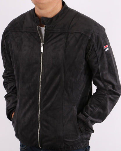 Fila Vintage Terrinda Mk3 Track Jacket Charcoal Black